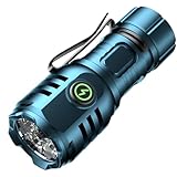 Taschenlampe kleine aufladbar LED Extrem Hell 6000 Lumen, TYPE-C aufladbar...