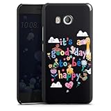 DeinDesign Hard Case kompatibel mit HTC U11 Schutzhülle schwarz Smartphone...