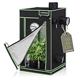 HIGHWERK Growzelt 60 x 60 x 120 cm | Indoor Grow Tent für Pflanzenzucht |...