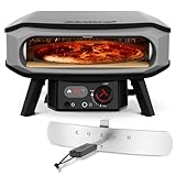 COZZE Gas Pizzaofen mit Drehfunktion 17 Zoll - Großer Pizza Ofen Gas...