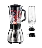 Russell Hobbs Standmixer 2-in-1 [1,5l Glasbehälter Mixer & 0,6l Mini...