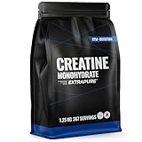 Creatin Monohydrat Pulver 1,25kg / 1250g - Ultra Reines Kreatin Monohydrat...