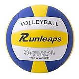 Runleaps Volleyball, Beachvolleyball Weicher Touch Volley Ball Training...