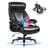 Bosmiller XXL Bürostuhl Chefsessel 200kg, Ergonomischer Schreibtischstuhl...