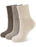 CLOSEMATE Thermosocken Damen Socken 3 Paar Wintersocken Warme Dicke...