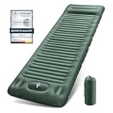JEMULICE Isomatte Selbstaufblasend, 12CM Verdicktes Aufblasbare Matratze...