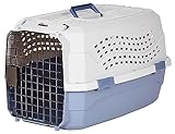 Amazon Basics zweitürige, überladbare Hundehütte, 58L x 38W x 33H cm,...