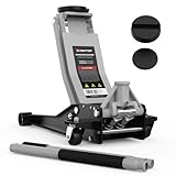 Wagenheber hydraulisch 3T Flache Hubhöhe 75-505mm mit 2X Gummiauflage...