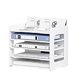 Umllpet A4 Schreibtisch-Organizer, 5-Tier Briefablage Stapelbar...