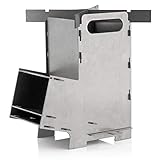 BBQ-Toro Raketenofen Rakete #5 | Rocket Stove Stecksystem aus massivem...