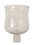 Glas-Aufsätze für Kerzenleuchter, 5er-Set, 10 cm Höhe, Craquelé-Optik,...