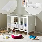 Kids Collective Babybett mitwachsend mit Matratze Kinderbett Gitterbett...