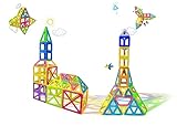 CONDIS Magnetische Bausteine Mega Set, Magnetspielzeug Magneten Kinder...