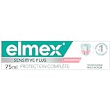 Elmex Sensitive Plus Zahnpasta, kompletter Schutz, 75 ml, schützt vor...