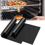 2 Stück Dauerbackfolie für Backofenmatte Schutz Boden, 40 X 50 cm...