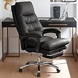 Chefsessel Aus Echtem Rindsleder - Strapazierfähiger Bürostuhl,...