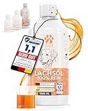 Pfotengenuss Lachsöl für Hunde 1L - natürliche Omega 3, 6 & 9 Quelle -...