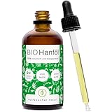 Bio Hanföl für Hunde und Katzen 100ml I 100% Natürlich und Kaltgepresst...