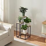 [en.casa] Blumentreppe Ameland Pflanzenständer Pflanzentreppe indoor...