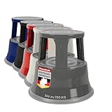 Floordirekt Rollhocker, Tritthocker, Elefantenfuß | Hocker für Buro oder...