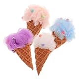 ARTSEWPLY 4 Stück Teiliges Bade Schwämme Eiscreme Form Badespaß...