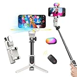 AOCHUAN Gimbal-Stabilisator für iPhone, Selfie-Stick-Stativ mit...