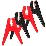 BEBEMOKO 4 Stück Teiliges Auto Batterie Ladezangen Krokodilklemmen mit...