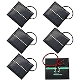 GTIWUNG 6 Stück 60X55mm Mikro-Mini-Solar-Panel-Zellen Sonnenkollektor für...