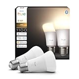 Philips Hue Smart LED A60 Lampe, warmes Weißlicht 2700K, E27 Fassung,...
