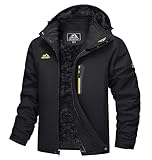 TACVASEN Herren Wasserdicht Winter Skijacke Warme Snowboardjacke...