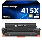 1er-Pack (Mit Chip) Kompatibel für HP 415X 415A Tonerkartusche als Ersatz...