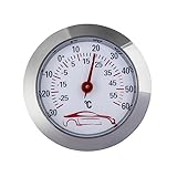 Zifferblatttyp Analoger Temperaturmonitor Auto Thermometer 43 Mm Rundes...