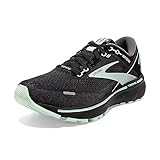 Brooks Damen Ghost 14 Gtx Laufschuh, Black Blue Fiery Coral, 39 EU