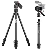 Rollei Compact Creator Stativ Kamera, 152cm Reisestativ aus Aluminium...