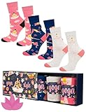soxo Yoga Socken Damen Geschenke Für Frauen Lustige Geschenk Bunte...