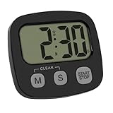 TFA Dostmann Digitaler Kurzzeitmesser zum Sport/Kochen/Lernen, 38.2057.01,...