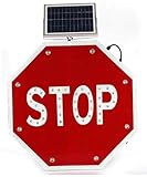 Danive 24 ''Stop Solar Powered Super Helligkeit Blinkende LED Verkehrs...