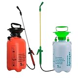 5-Liter-Pumpdrucksprüher – Pumpsprüher mit verstellbarem Sprühgerät...