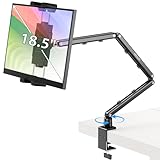 Urmust Tablet Halterung Höhenverstellbarer Aluminium Tablet Armhalterung...