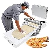 Faltbare manuelle Teigrollermaschine, Pizzapresse mit 0-25 mm Dicke...