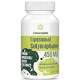Liposomales Sulforaphan 450mg, Hochdosiert aus Brokkoli Extrakt, Reine...