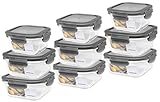 Lock & Lock Lebensmittelbehälter Boroseal Glasboxenset 9-tlg. (3x 750ml...