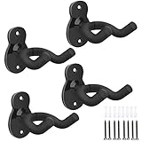 MoKo Gitarren Wandhalterung, 4 Pack Metall Gitarrenwandhalter Gitarren...