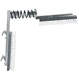 Kerbl Viehbürste Euro - Farm Bürste mit Feder für Tiere 29325