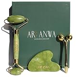 Premium Gua Sha und Jade Roller Set + 3D-Massager für straffe Haut und...