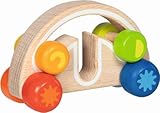 goki 55849 - Greifauto Twirly-wirly für Kinder – Holzspielzeug zur...
