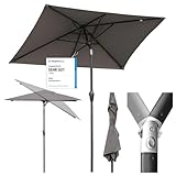 Sekey Aluminum Sonnenschirm 210 × 140 cm Sonnenschirm Balkon Sonnenschirm...