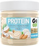 GO ON - Protein Creme Ohne Zucker Kokos-Mandel 6 x 180g, High Protein...