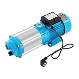 GCIUEMMH Gartenpumpe Selbstansaugend 2500W 4000 L/H Höhe 110 m Edelstahl...