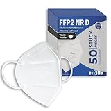 50 Stück CE-zertifizierte schwarze FFP2-Masken Made in Italy| Leichte und...